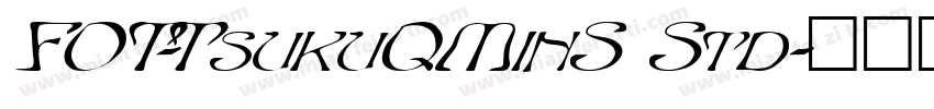 FOT-TsukuQMinS Std字体转换